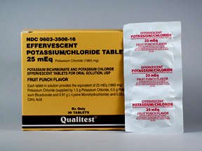 Image 0 of Potassium Chloride Eff 25 Meq Fr 30 Tabs By Generics Bidco