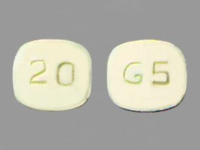 Image 0 of Pravastatin 20 Mg Tabs 500 By Glenmark Generics