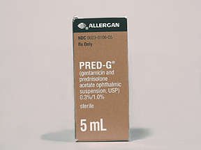 Pred-G 1% Drop 5 Ml By Allergan Inc.