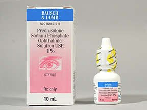 Prednisolone Sod 1% Oph Solution 10 Ml By Valeant Pharma