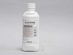 Prednisone 5 Mg5ml Solution 500 Ml By Roxane Labs 