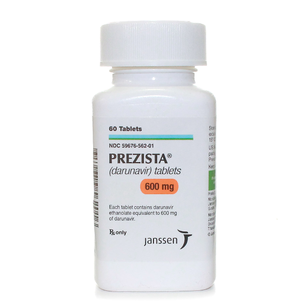 Prezista 600 Mg Tabs 60 By J O M Pharma.