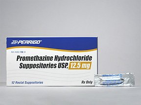 Image 0 of Promethazine 12.5 Mg Suppositories 12 Unit Dose By Perrigo Co