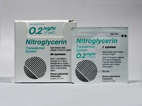 Nitroglycerin 0.2 mg/Hr Patches 30 By Hercon Labs 