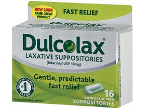 Dulcolax 10 Mg Suppositories 16 Ct.