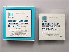 Image 0 of Nitroglycerin 0.6 mg/Hr Patches 30 By Mylan Pharma