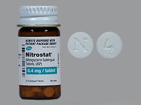 Nitrostat 0.4 Mg Sl Tabs 4X25 By Pfizer Pharma