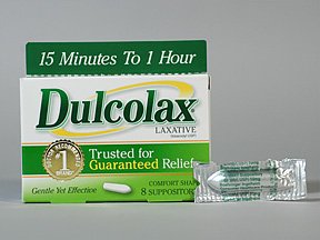 Dulcolax 10 Mg Suppositories 8 Ct