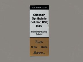 ofloxacin 0.3% Opthalmic Drop 10 Ml By Akorn Inc