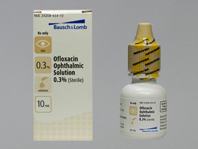 ofloxacin 0.3% Opthalmic Drop 10 Ml By Valeant Pharma