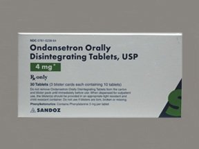 Ondansetron Odt 4 Mg 30 Unit Dose Tabs By Sandoz Rx