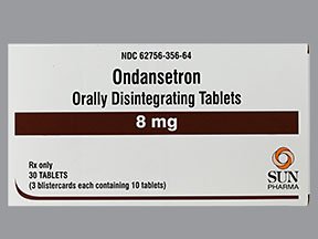 Ondansetron Odt 8 Mg 30 Unit Dose Tabs By Caraco Pharma