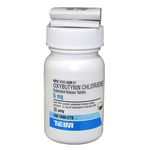 Oxybutynin Chloride 5 Mg Tabs 100 By Teva Pharma