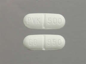 Image 0 of Penicil VK 500 Mg 1000 Tabs By Sandoz Rx 