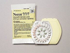 Image 0 of Necon 777 .5/35 Tablets 6X28 Mfg. By Watson Labs