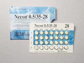 Necon 0.5-0.035 Mg Tabs 6X28 By Actavis Pharma