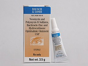 Image 0 of Neomycin Bacitracin Polymyx Hc 1% Ointment 3.5 Gm By Valeant Pharma