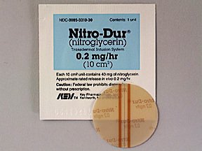 Nitro-Dur 0.2 mg/Hr Patches 30 By Merck & Co