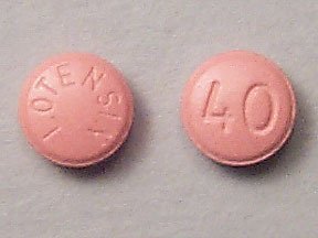 Lotensin 40mg Tablets 1X100 each Mfg.by: Validus Pharmaceuticals Llc