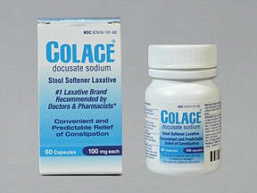 Image 0 of Colace 100 Mg Capsules 60 Ct.