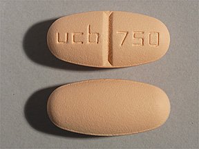 Image 0 of Keppra 750 Mg Tabs 120 By U C B Pharma 