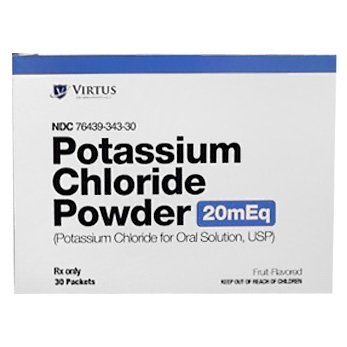 Klor-Con Potassium Chl 20 Meq Powder 30 By Virtus Pharma