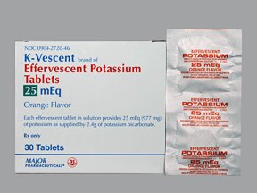 Image 0 of K-Vescent 25 MEQ Tabs 30 By Major Pharma