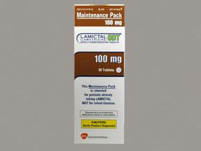 Lamictal ODT 100 Mg Tabs 30 By Glaxo Smithkline