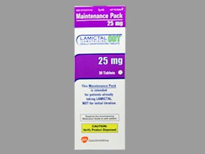 Lamictal ODT 25 Mg Tabs 30 By Glaxo Smithkline