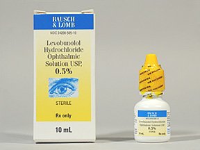 Levobunolol Hcl 0.5% Drops 10 Ml Valeant Pharma 