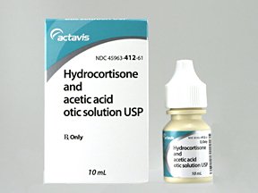 Acetic Acid-Hydrocor 2-1% Otic Sol 10 Ml By Actavis Pharma 