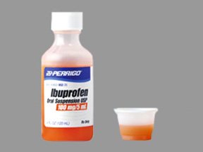 Ibuprofen 100mg/5ml Suspension 120 Ml By Perrigo Pharma