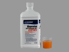 Ibuprofen 100mg/5ml Suspension 473 Ml By Perrigo Pharma