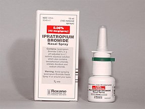 Ipratropium Bromide 0.06% Nasal Spray 15 Ml By Roxane Labs