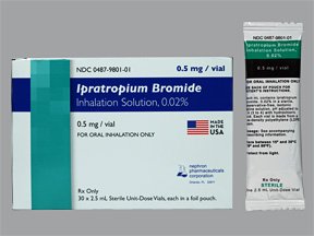Image 0 of Ipratropium Bromide 0.02% Inh 30x2.5 Ml Unit Dose By Nephron Pharma