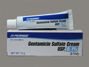 Gentamicin Sulfate 0.1% Cream 15 Gm By Perrigo Pharma. 