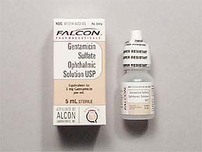 Image 0 of Gentamicin Sulfate 0.3% Drops 5 Ml By Falcon Pharma. 
