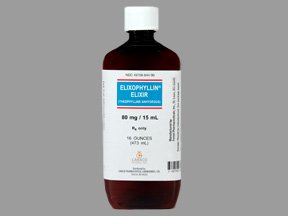 Image 0 of Elixophyllin 80 Mg Solution 473 Ml By Caraco Pharma