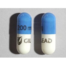 Emtriva 200mg Caps 1X30 each Mfg.by: Gilead Sciences Inc USA.