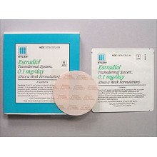 Image 0 of Estradiol Transdermal System 0.1mg/24hr Patches 4 By Mylan Pharma 