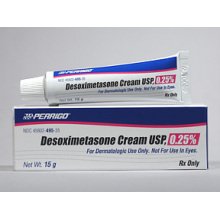 Desoximetasone 0.25% Cream 15 Gm By Perrigo Pharma.