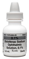 Diclofenac Sodium 0.1% Drops 2.5 Ml By Akorn Inc.