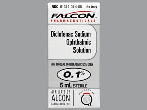 Diclofenac Sodium 0.1% Oph Solution 5 Ml By Falcon Sandoz