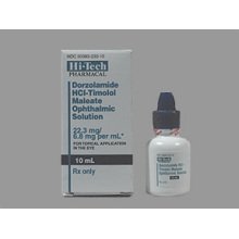 Dorzolamide/Timolol 2-0.5% Drops 10 Ml By Akorn Inc.