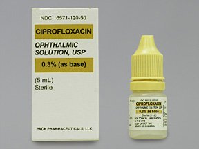 Image 0 of Ciprofloxacin 0.3% Drops 5 Ml By Pack Pharma.