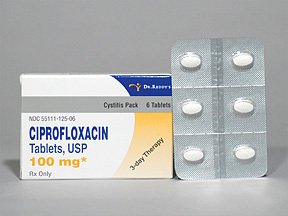 Image 0 of Ciprofloxacin Hcl 100 Mg Tabs 6 By Dr Reddys Labs.