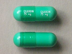 Cleocin Hcl 75mg Caps 1X100 each Mfg.by: Pfizer USA