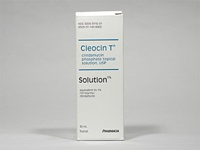 Cleocin T 1% Solution 1X30 ml Mfg.by: Pfizer USA