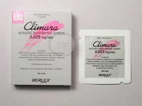Climara 0.025mg/Day Patches 4 By Bayer Healthcare.