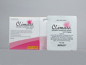 Climara 0.0375mg/Day Patches 4 By Bayer Healthcare.